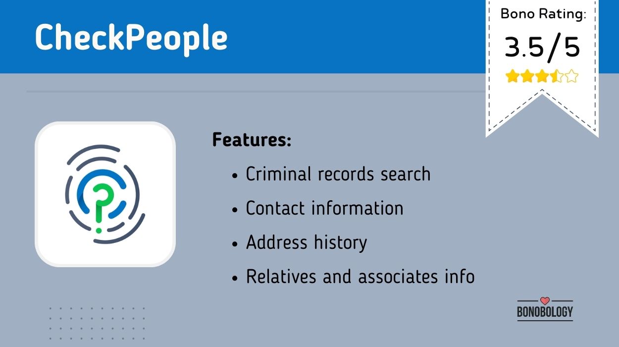 CheckPeople
Background checker