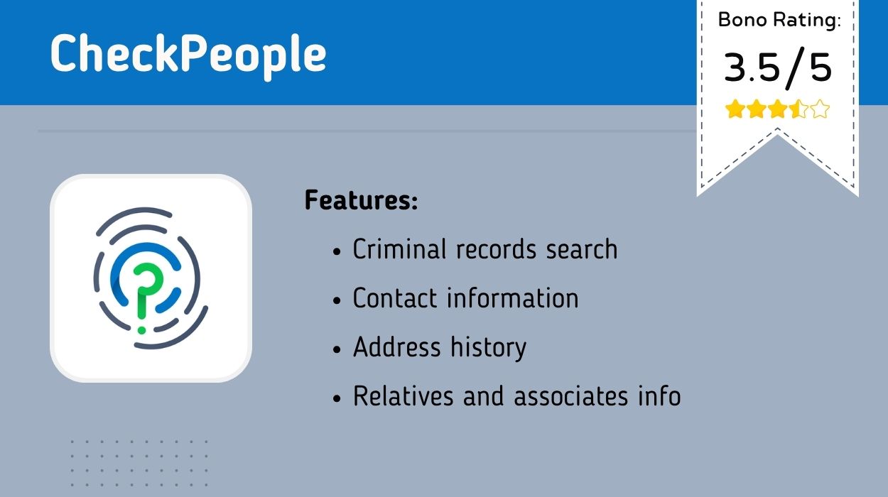 CheckPeople Best Background Check Sites