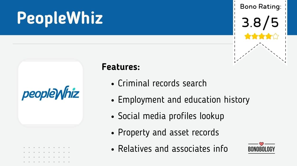 PeopleWhiz
Background checker