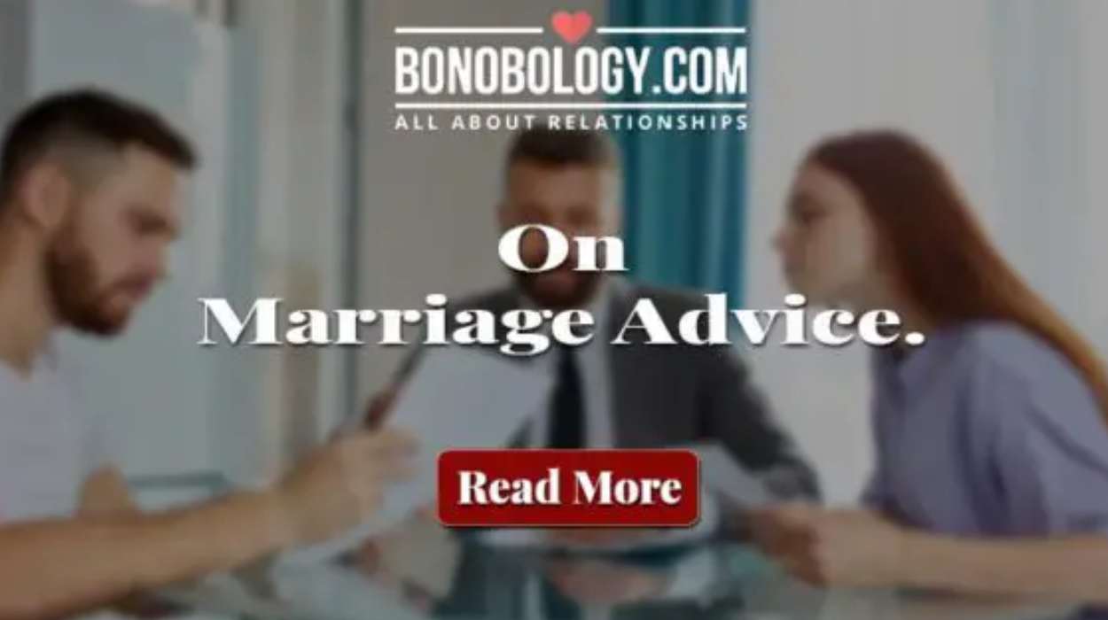 on marriage advice 