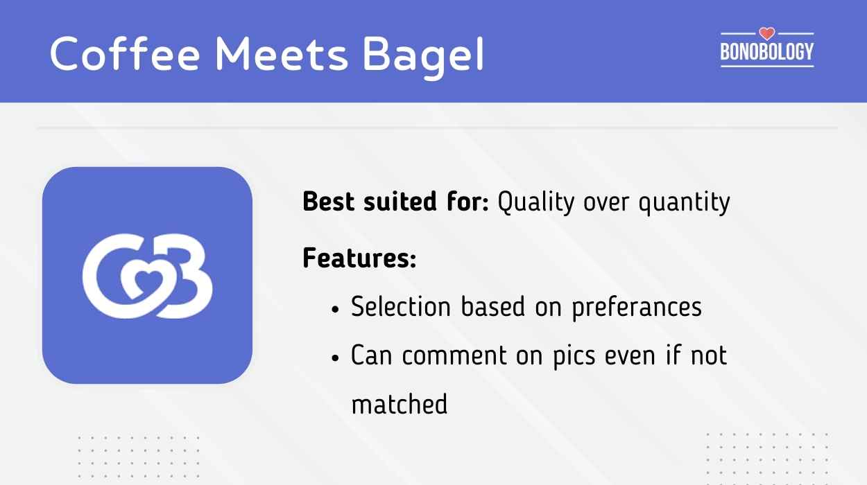 infographic on Coffee Meets Bagel