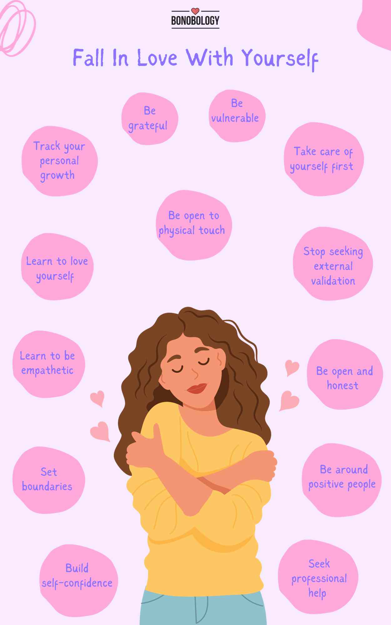 Infographic on how to feel loved and appreciated