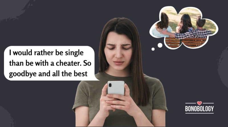 painful message to a cheating boyfriend
