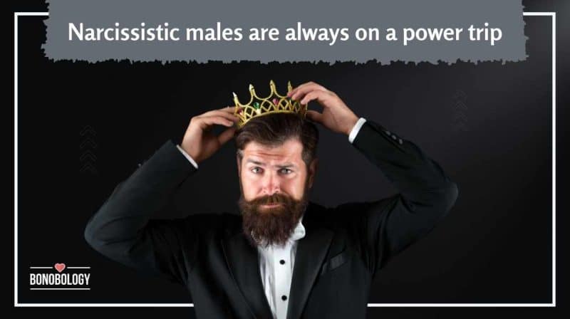 male narcissist traits