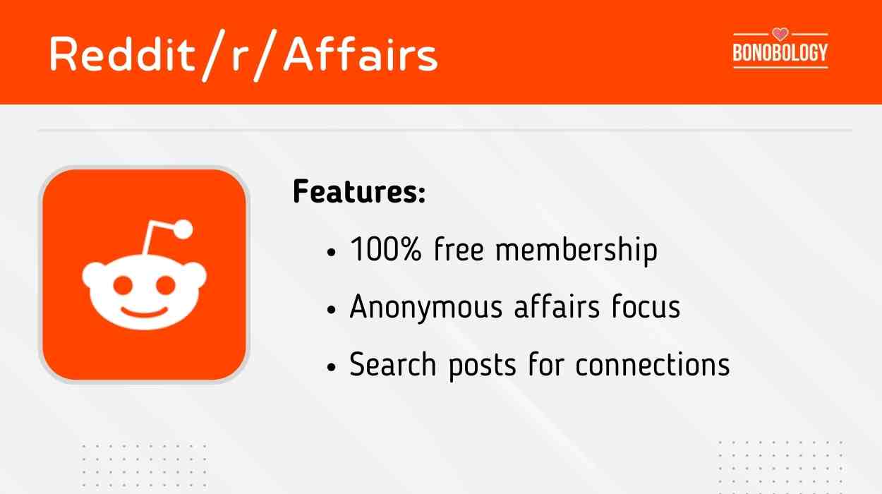Reddit - find an affair