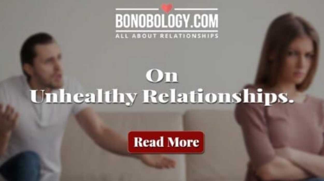 on unhealthy relationship