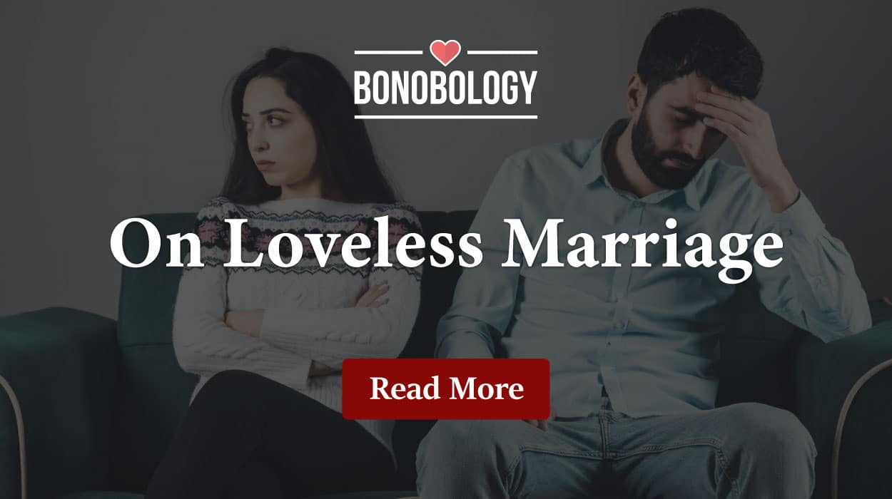On Loveless Marriage