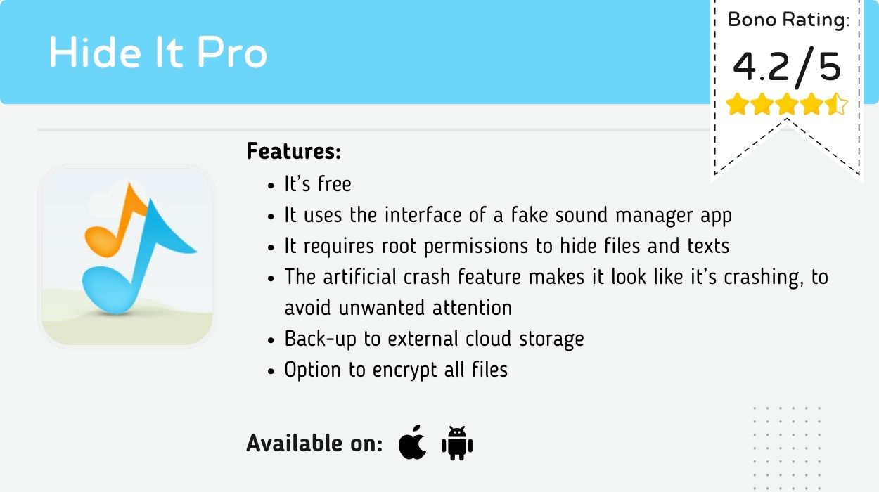 Hide It Pro cheating app