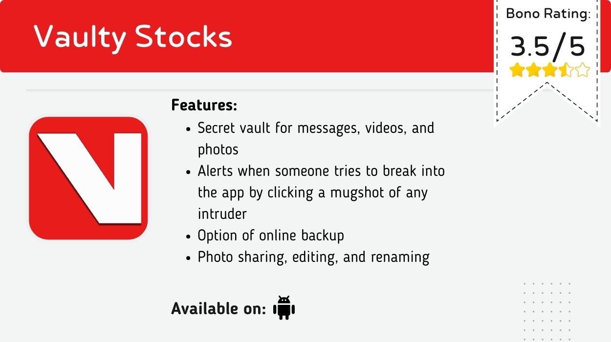 Vaulty Stocks cheating app