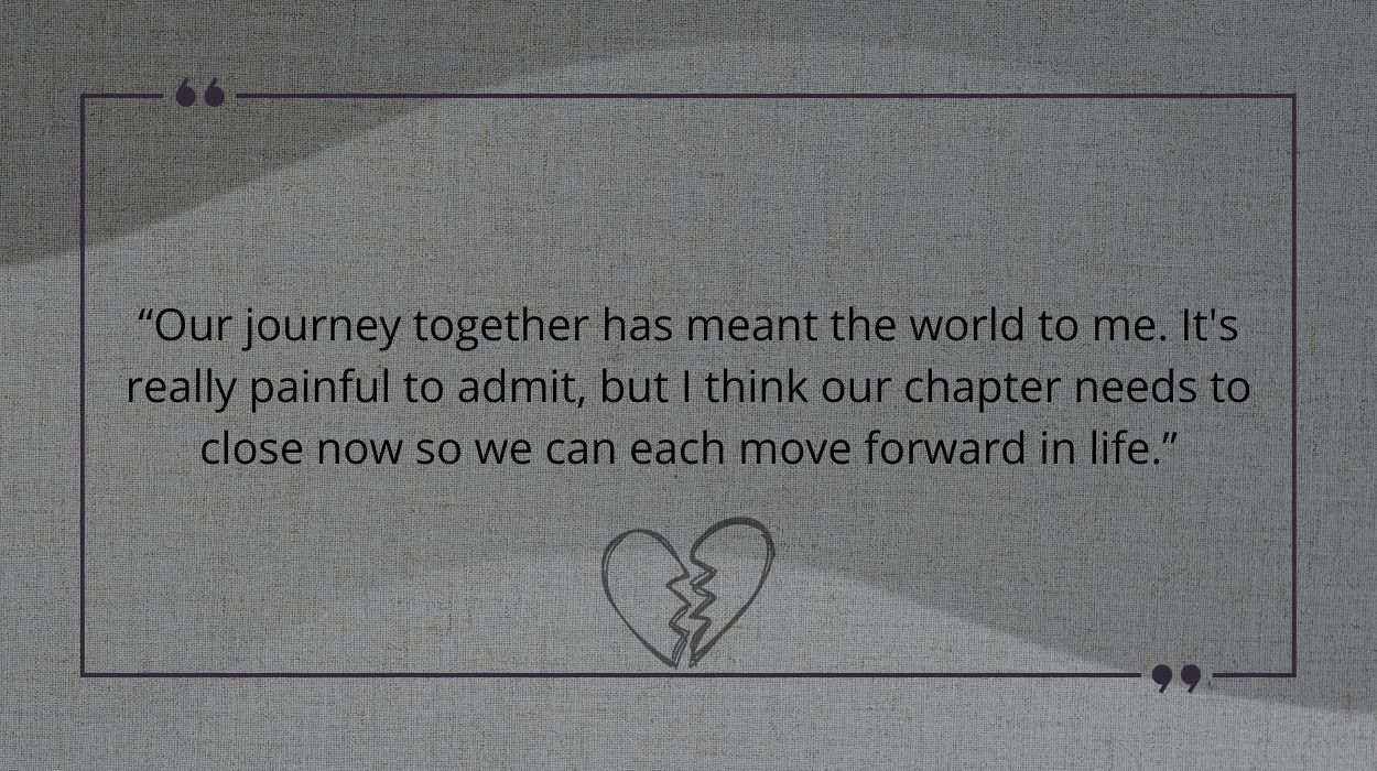 Breakup text messages to end a long-term relationship with her