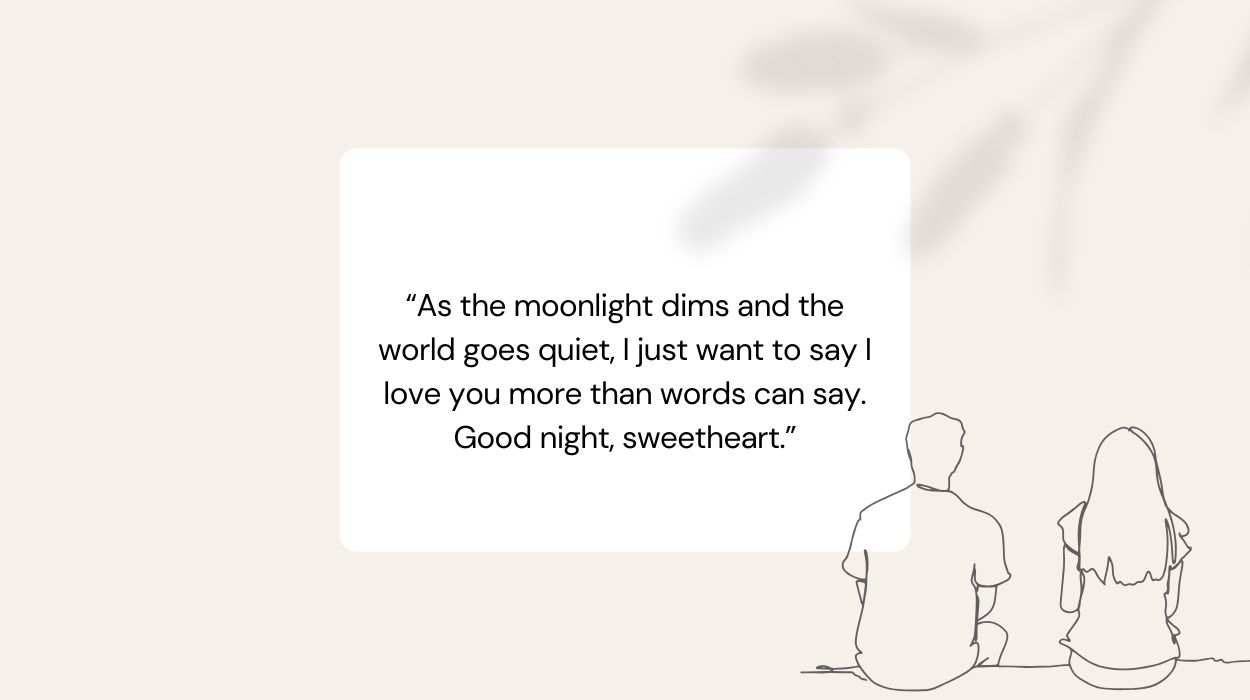 Heart touching good night love quotes