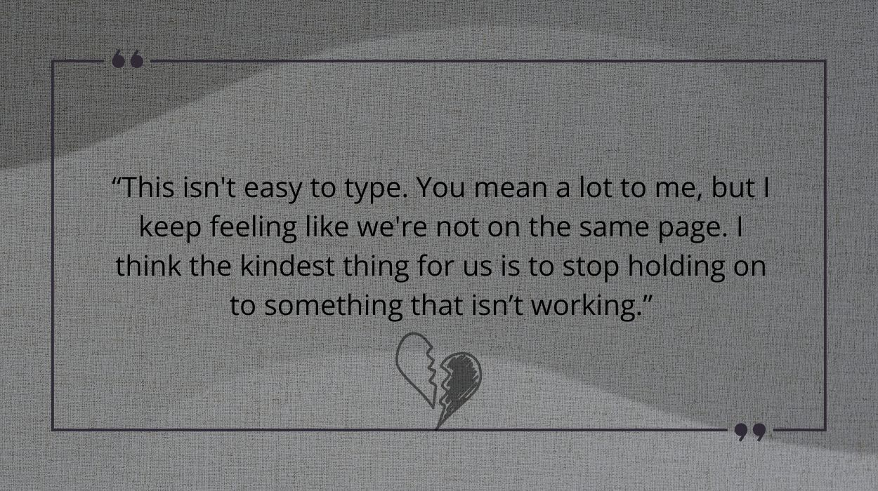 Long breakup messages for him