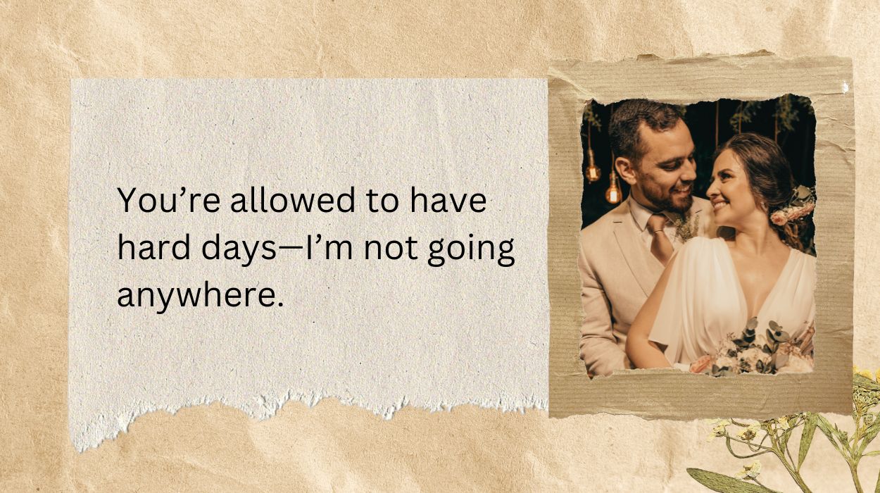 Loving Words to Say When Your Wife Feels Low