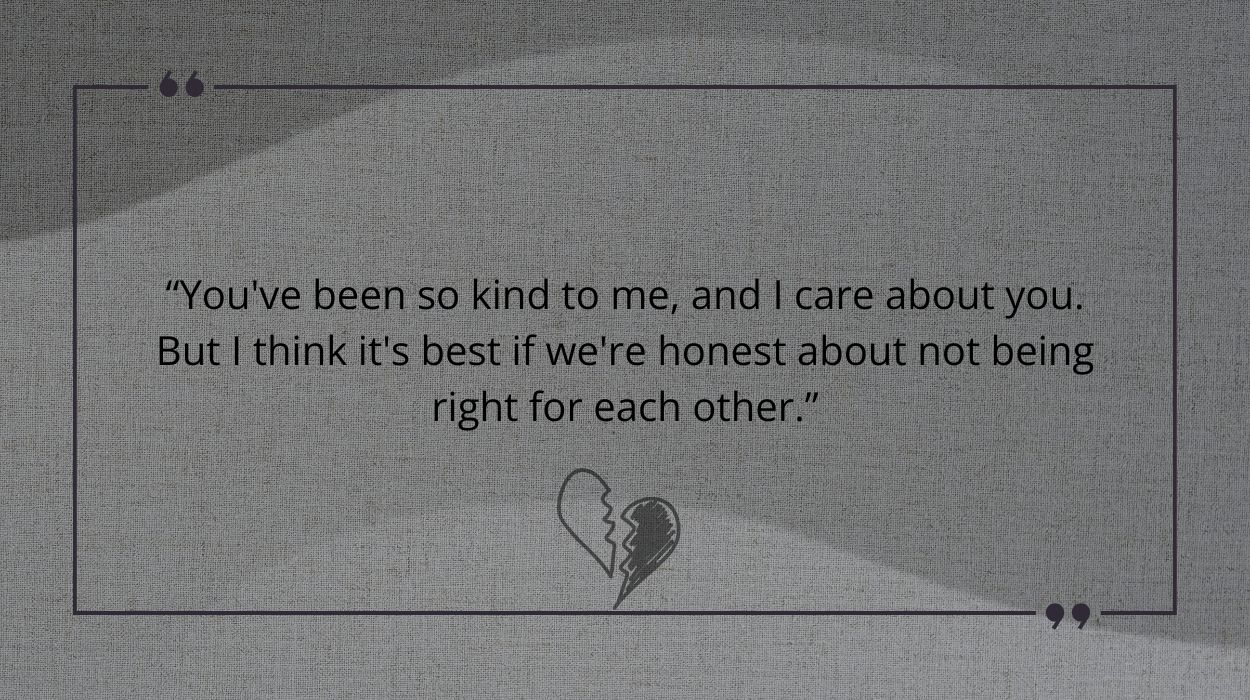 Polite breakup messages for him