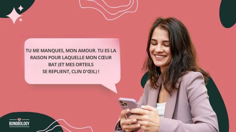 Des textos pour lui dire que tu me manques