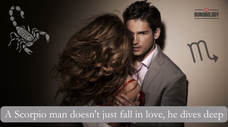 Scorpio man in love