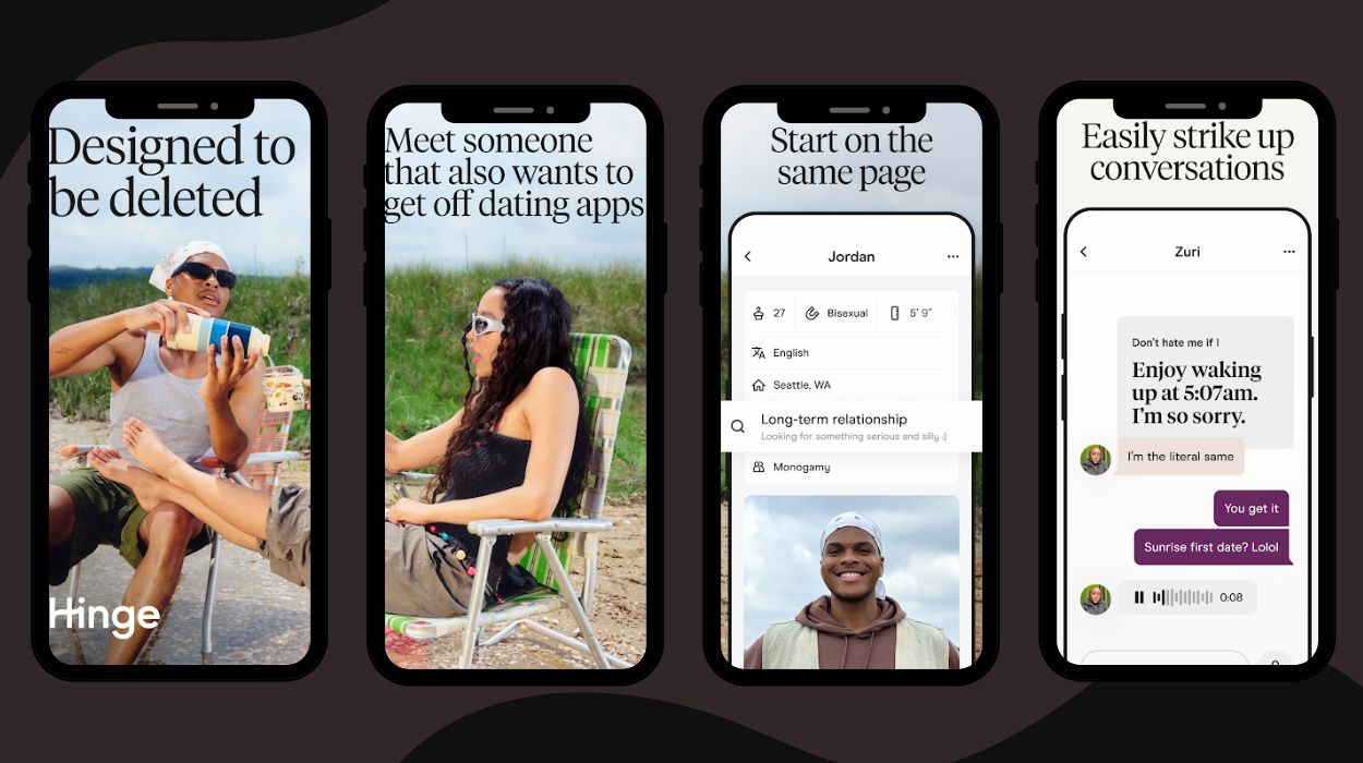 Hinge — Intentional dating geared toward relationships