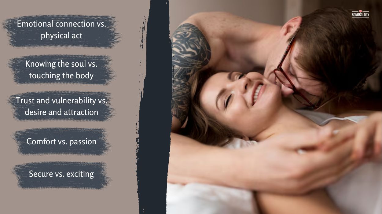 Intimacy vs sex