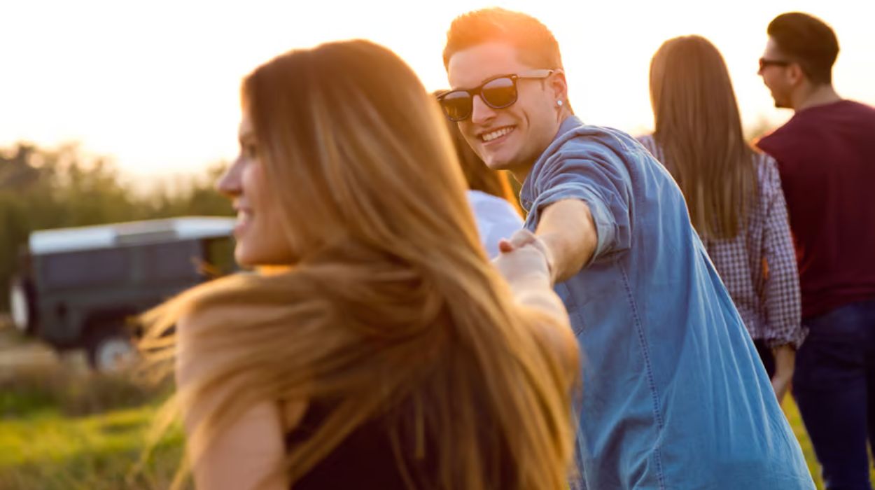 body language of a shy guy who likes you