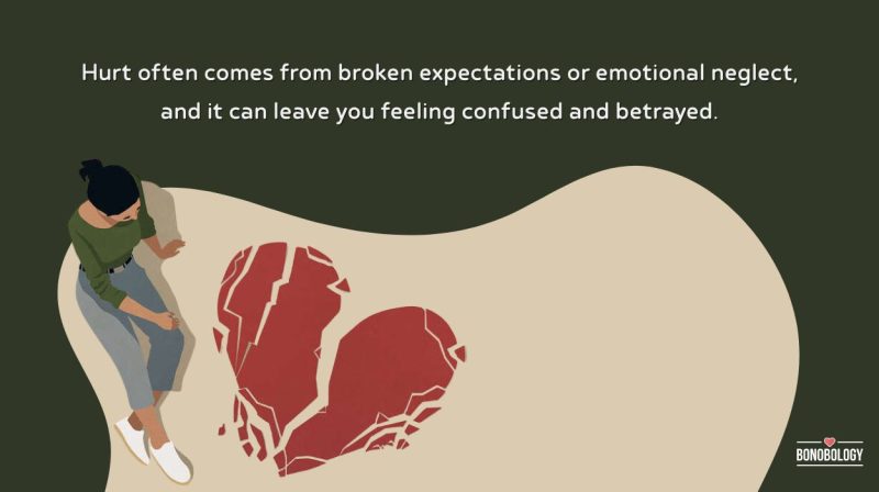 Disappointed when someone you love hurts you