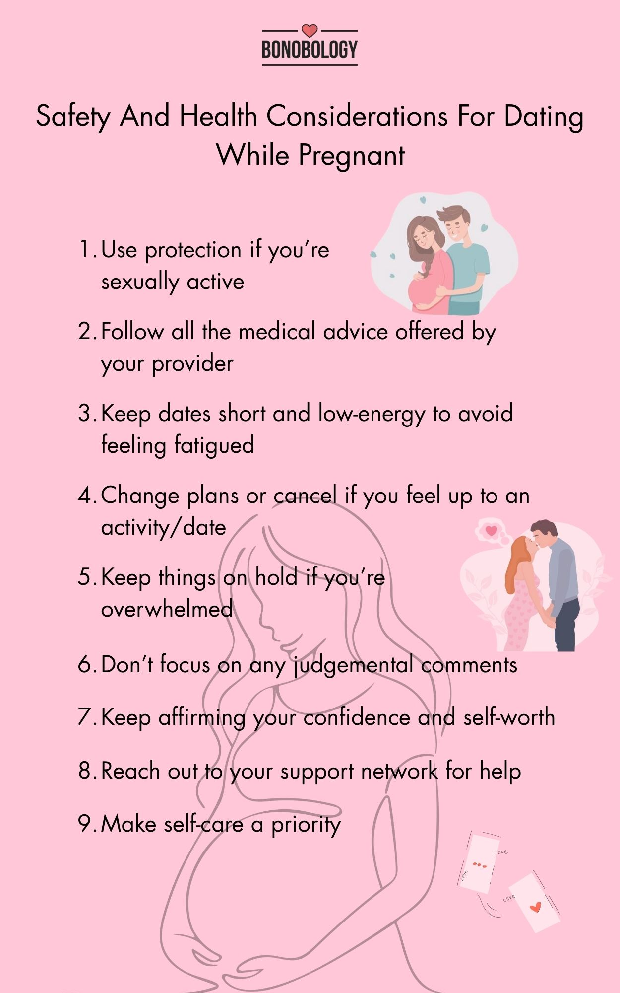Sicherheits- und Gesundheitsaspekte beim Dating während der Schwangerschaft