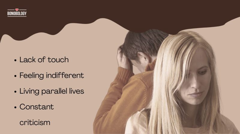 Signs of lack of passion in a relationship